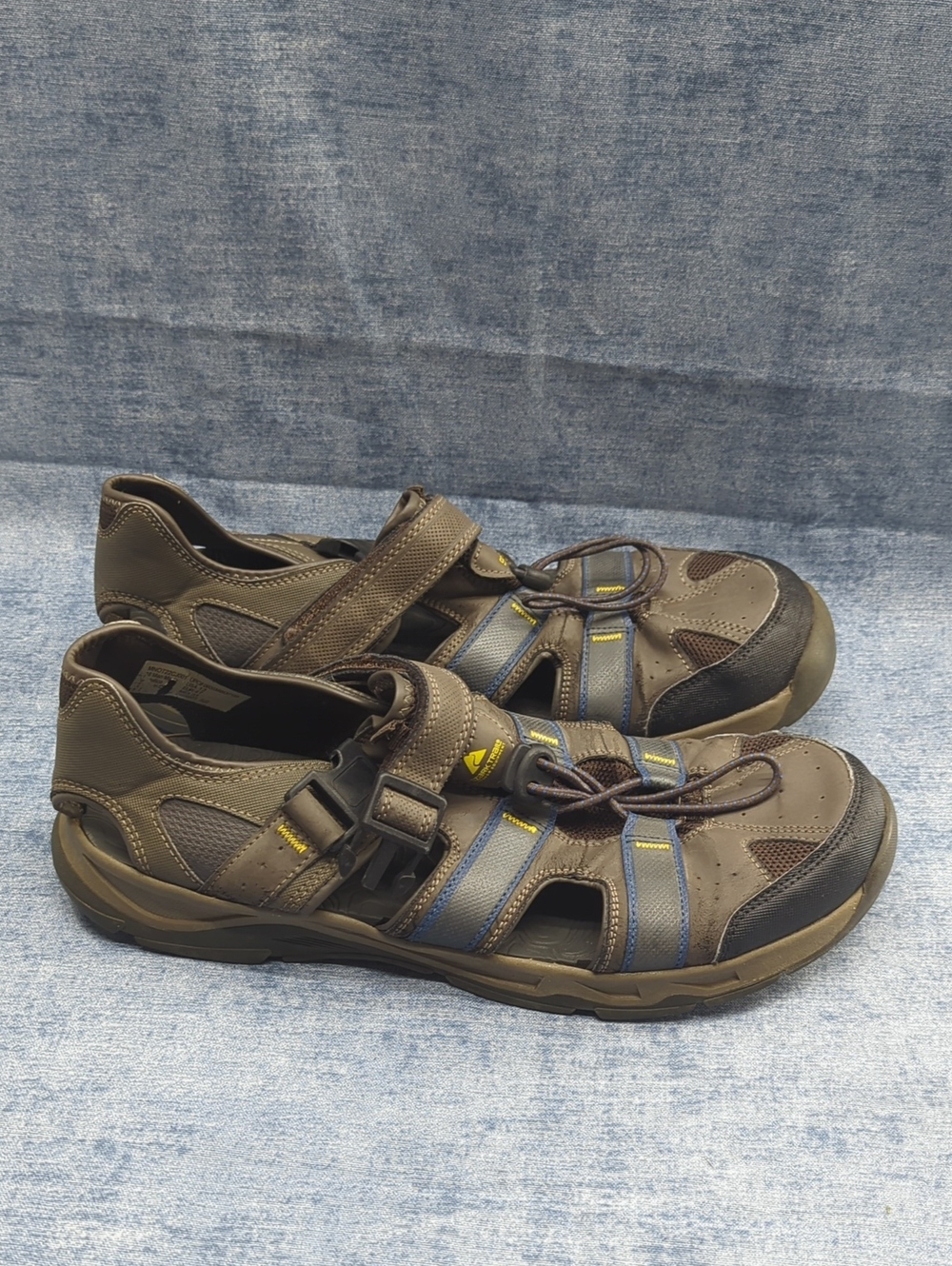 Ozark Trail Men's Brown Outdoor Sport Sandals Gorpcore Hiking Sz 13 Fair